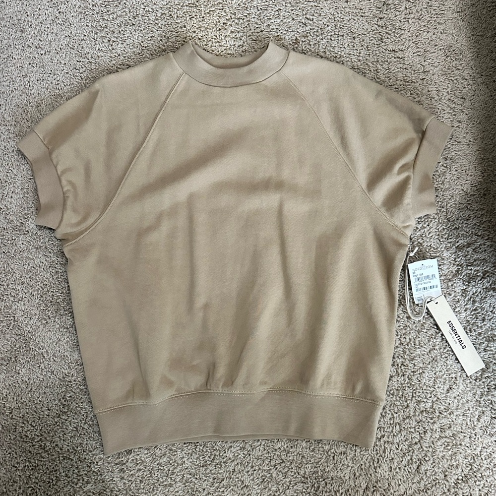Fear of God Tan Short Sleeve Women's Tee
